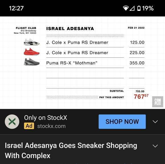 NWB Puma RS-X Mothman Size 10 DS!!! - Picture 8 of 11